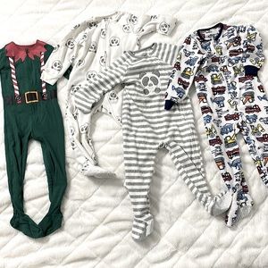 Old Navy and Asorba Toddler Footed PJ Bundle - Size 3T